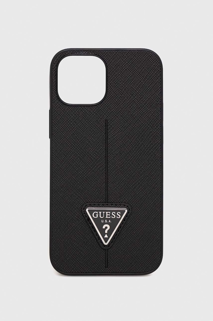 Guess Etui na telefon iPhone 13 mini 5,4" czarny GUHCP13SPSATLK
