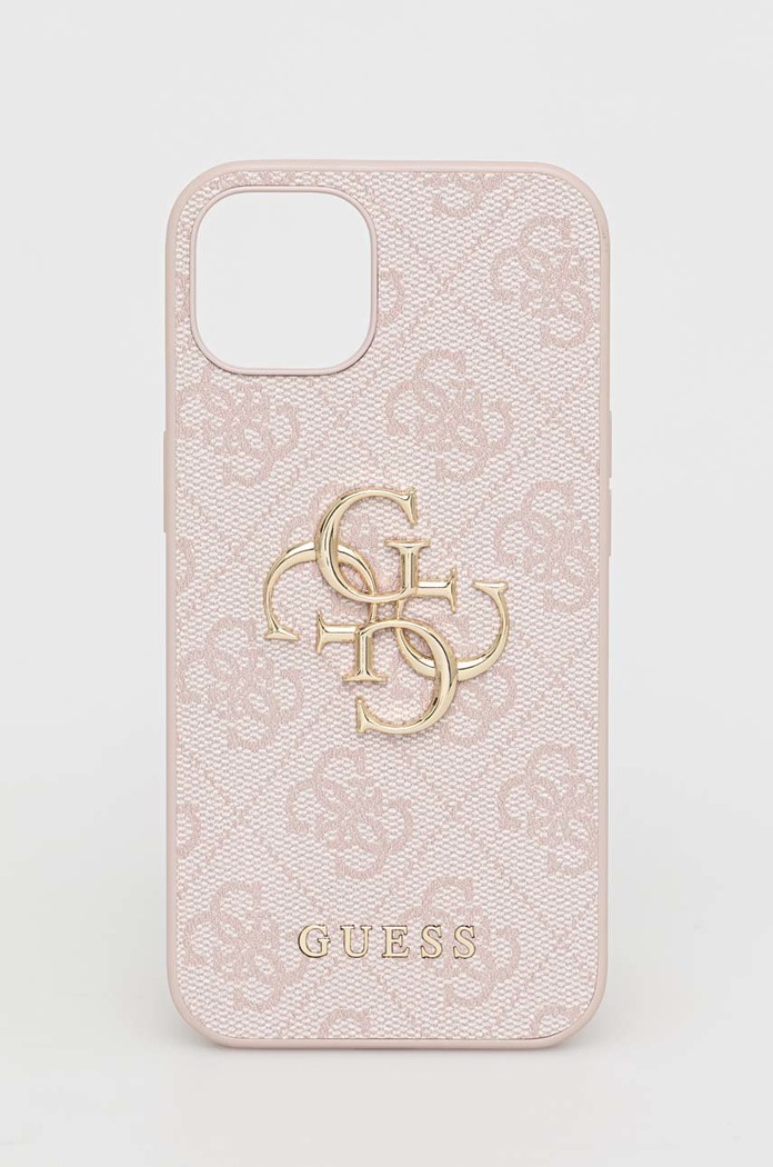 Guess pokrowiec na telefon iPhone 13 6,1" na telefon różowy GUHCP13M4GMGPI