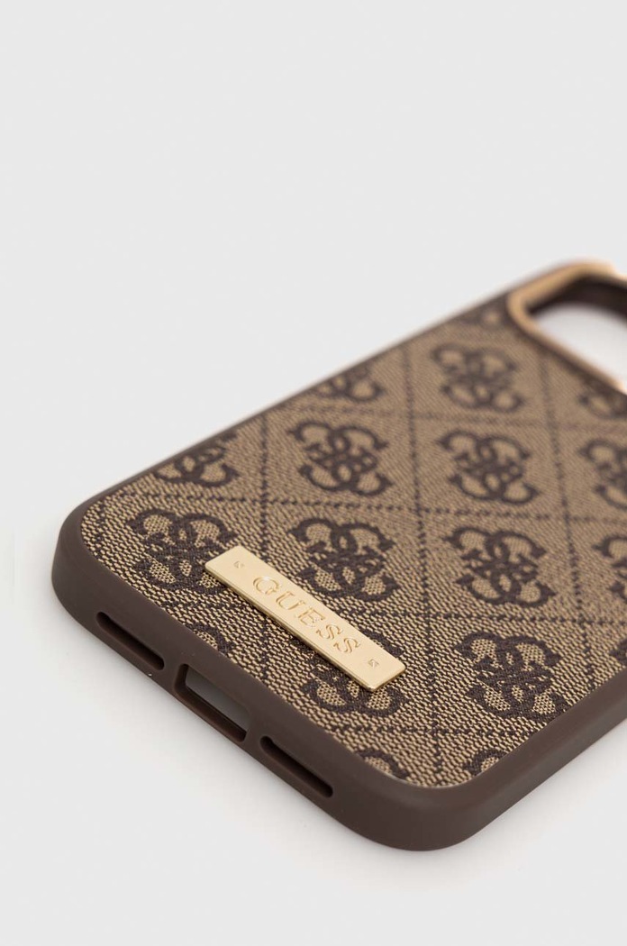 Guess Etui na telefon iPhone 13 Pro Max 6,7" GUHMP13XU4GPRW brązowy AA00