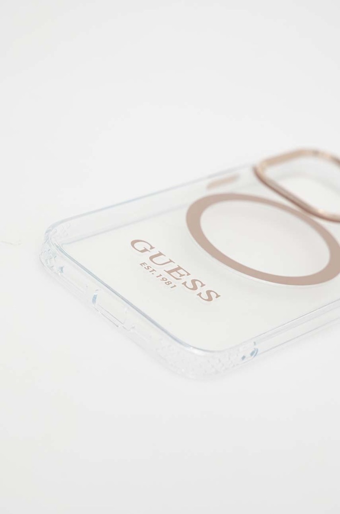 Guess etui na telefon iPhone 13 Pro / 13 6,1" GUHMP13LHTRMD złoty AA00
