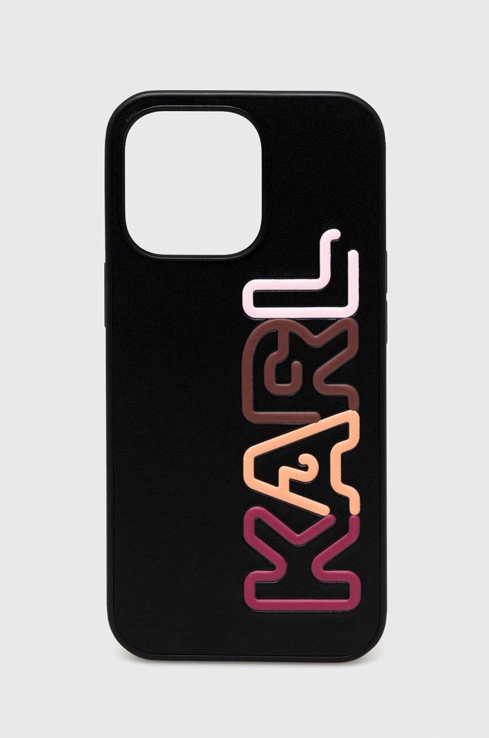 Karl Lagerfeld etui na telefon iPhone 13 Pro / 13 6,1" na telefon czarny KLHCP13LPCOBK