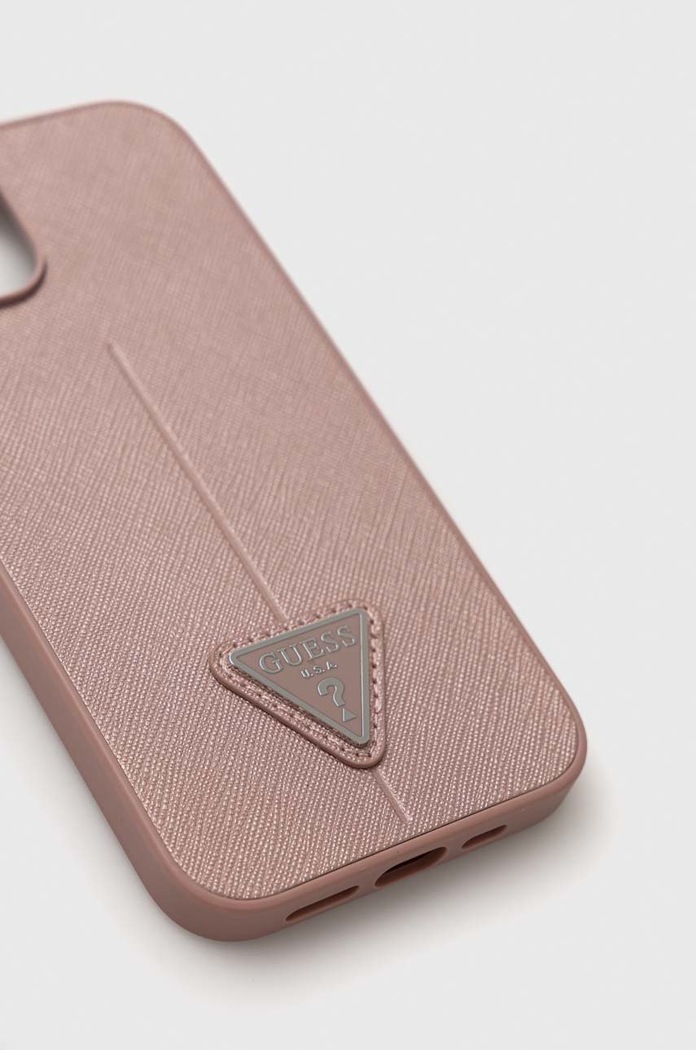 Guess Etui na telefon iPhone 14 6,1'' GUHCP14SPSATLP różowy AA00
