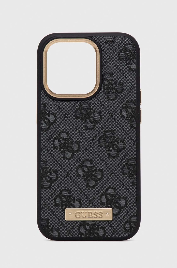 Guess etui na telefon iPhone 14 Pro 6,1" na telefon czarny GUHMP14LU4GPRK
