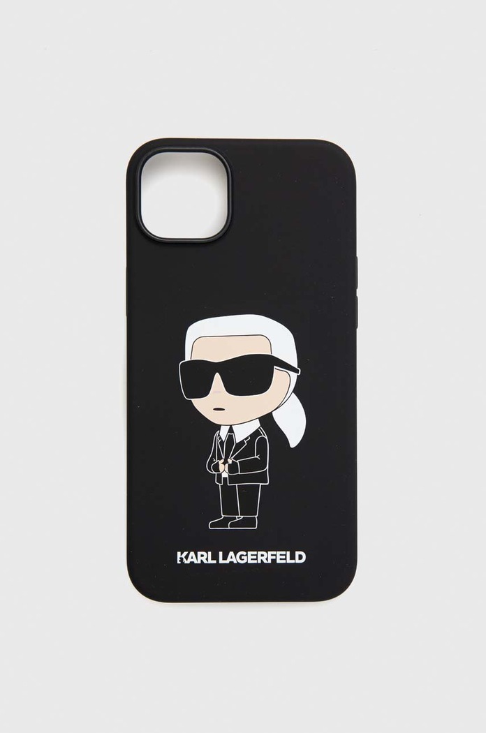 Obal na telefon Karl Lagerfeld iPhone 14 Plus 6,7'' na mobil černá KLHCP14MSNIKBCK