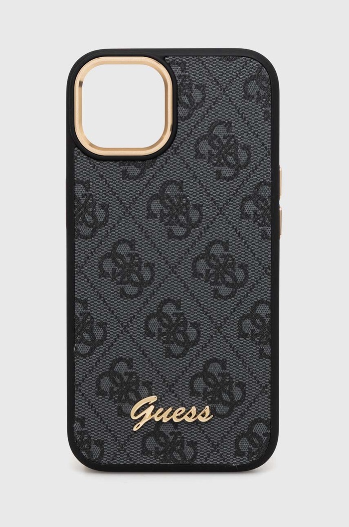 Guess etui na telefon iPhone 14 6,1'' na telefon szary GUHCP14SHG4SHK