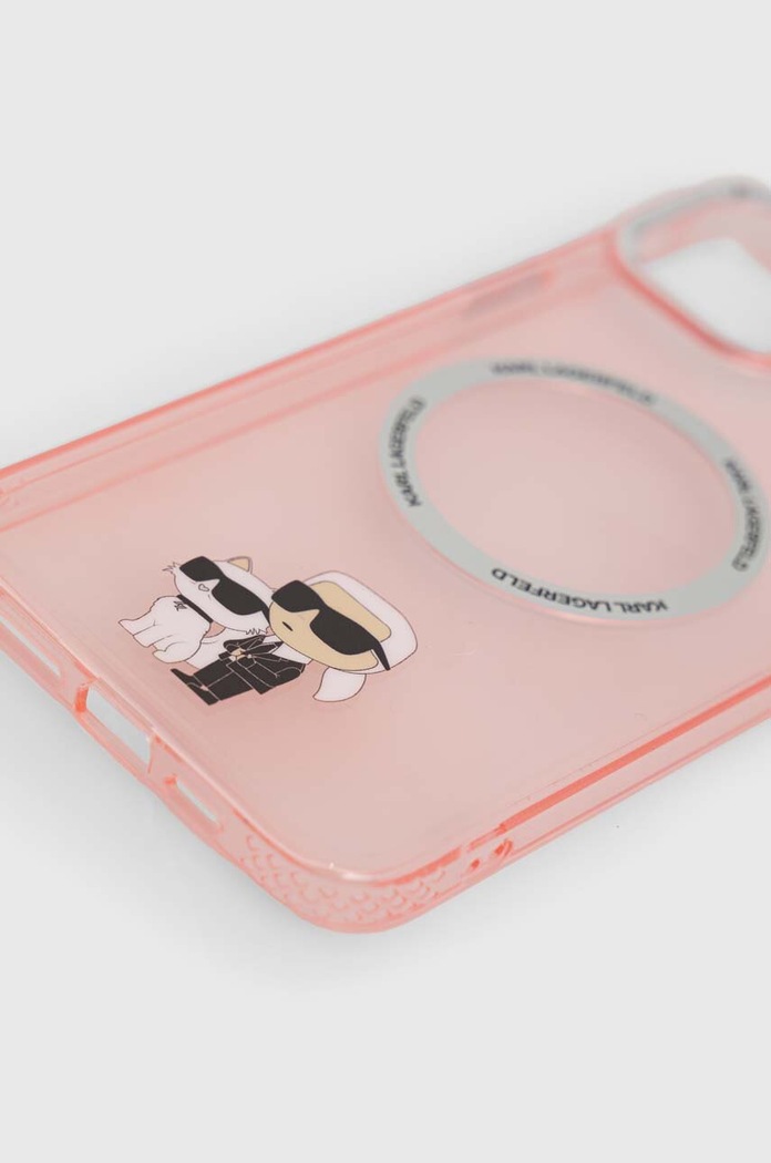 Karl Lagerfeld etui na telefon iPhone 14 Plus 6,7'' KLHMP14MHNKCIP różowy AA00