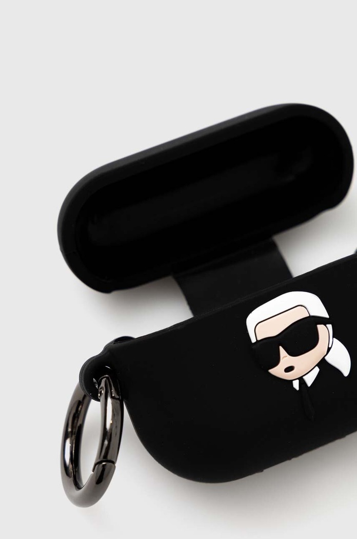 Puzdro na airpods Karl Lagerfeld AirPods Pro 2 cover KLAP2RUNIKK čierna AA00