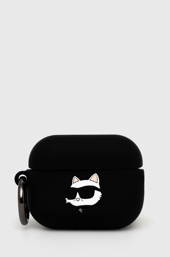 Pouzdro na airpod Karl Lagerfeld AirPods Pro 2 černá KLAP2RUNCHK