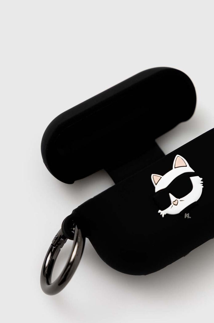 Pouzdro na airpod Karl Lagerfeld AirPods Pro 2 KLAP2RUNCHK černá AA00