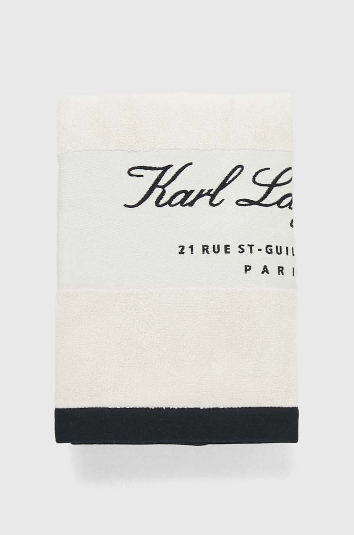 Bavlnený uterák Karl Lagerfeld 231W3939 béžová AA00