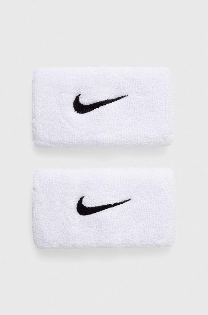 Nike brățări 2-pack alb N.NN.05.101