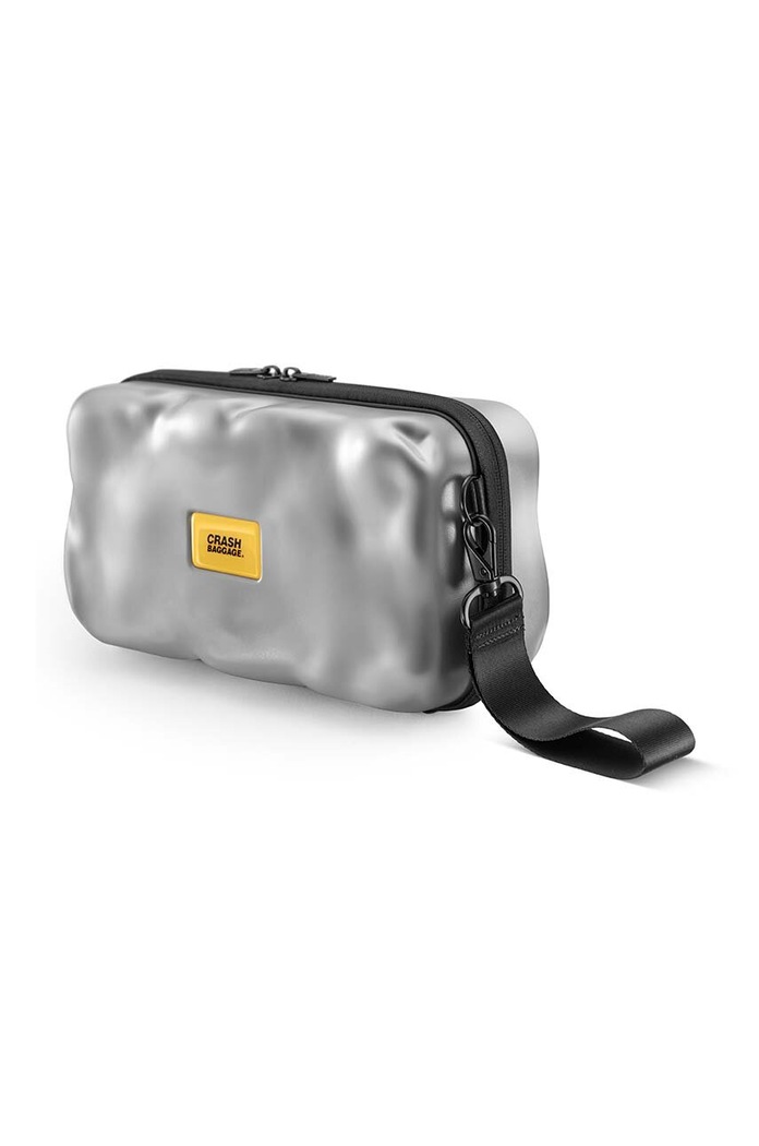 Kosmetická taška Crash Baggage ICON 30x15x10 cm stříbrná CB371