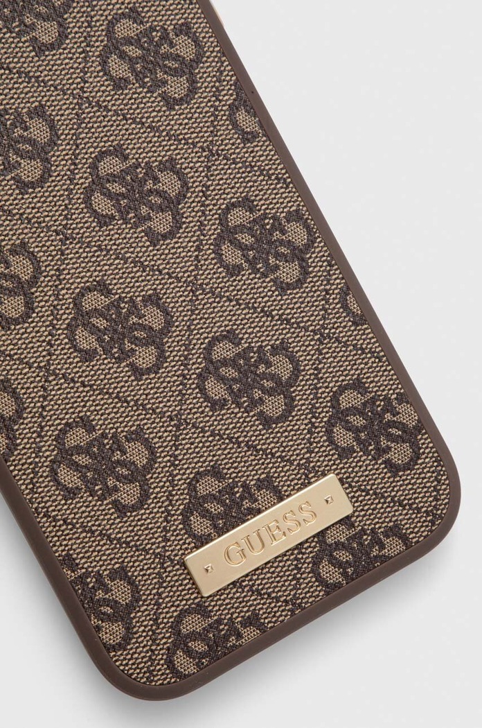 Θήκη κινητού Guess iPhone 14 Max GUHMP14MU4GPRW καφέ AA00