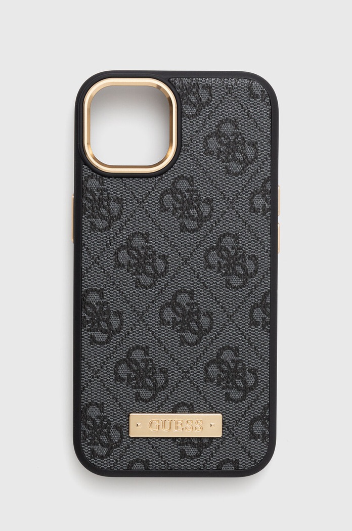 Etui za telefon Guess iPhone 14 6,1" Za telefon črna GUHMP14SU4GPRK