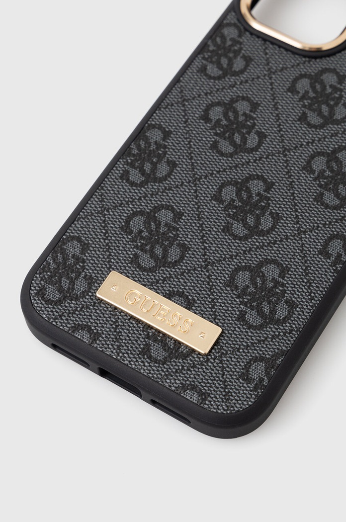 Etui za telefon Guess iPhone 14 6,1" GUHMP14SU4GPRK črna AA00