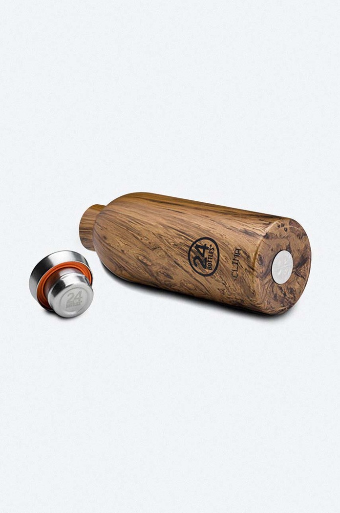 24bottles butelka termiczna Clima 850 ml Sequoia Wood CLIMA.850.SEQUOIA.WOOD brązowy AA00