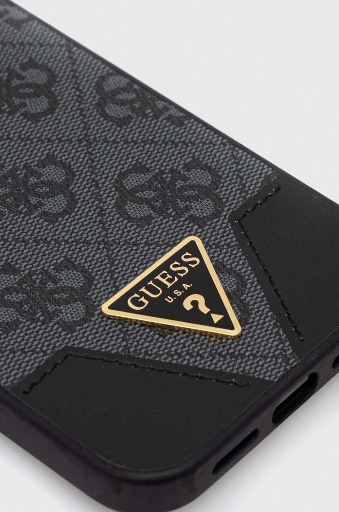 Guess etui na telefon iPhone 12/12 Pro 6,1" GUHCP12MPU4GHBK szary AA00