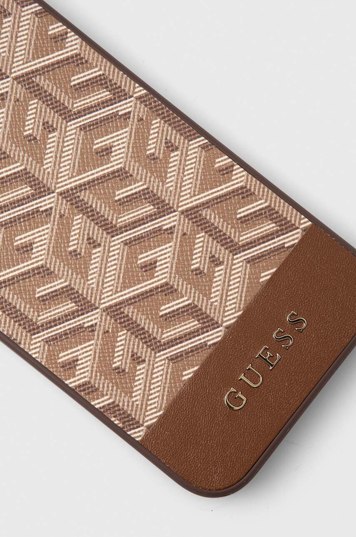 Guess Etui za telefon Guess iPhone 14 6.1" GUHMP14SHGCFSEW rjava AA00