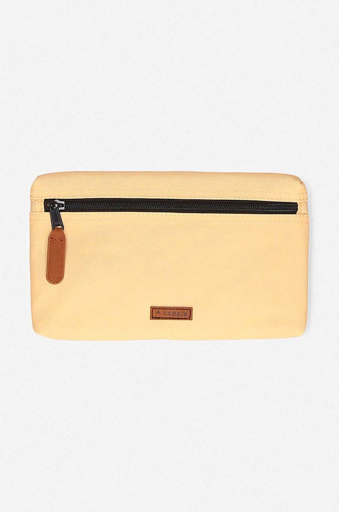 Přední kapsa na batoh Cabaia hladký žlutá BAGPOCKETS19