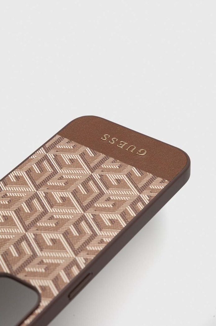 Puzdro na mobil Guess iPhone 14 Plus 6,7" GUHMP14MHGCFSEW hnedá AA00