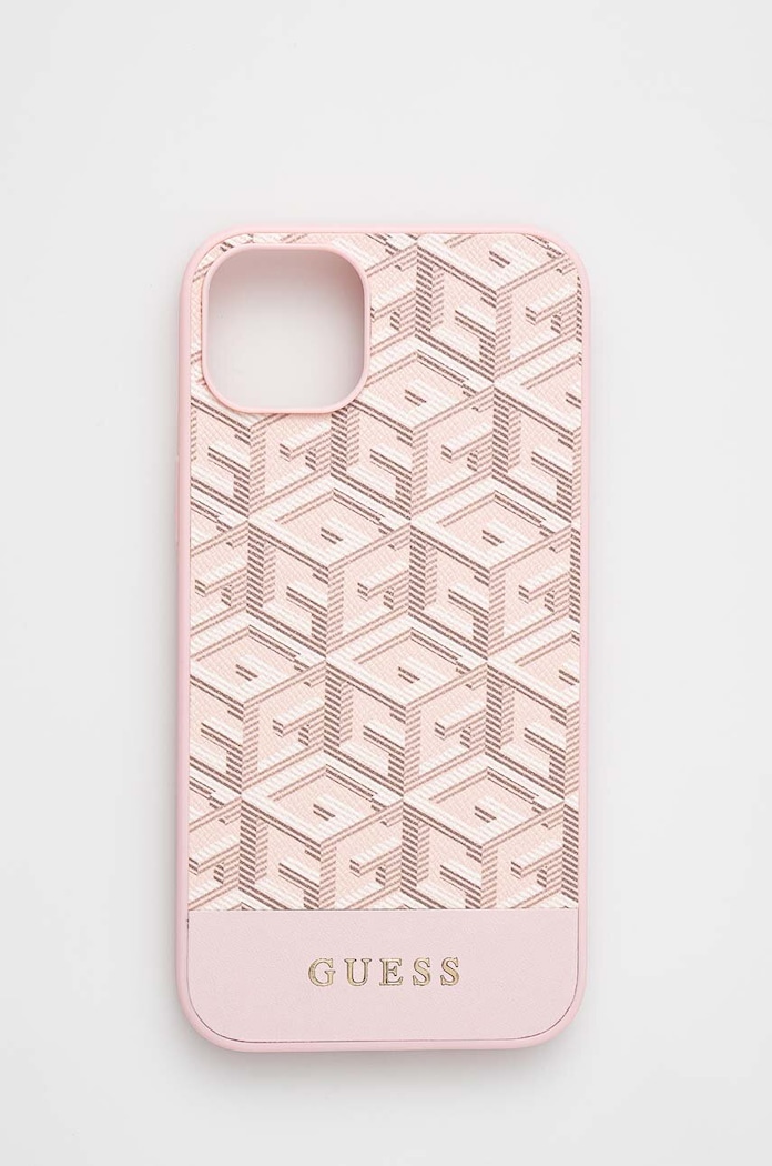 Θήκη κινητού Guess iPhone 14 Plus 6,7" για τηλέφωνο ροζ GUHMP14MHGCFSEP
