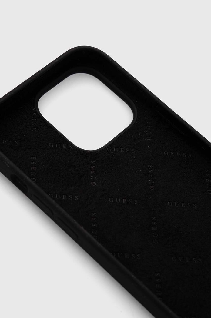 Guess Etui na telefon iPhone 13 Pro / 13 6,1" GUHCP13LLS4GGBK czarny AA00