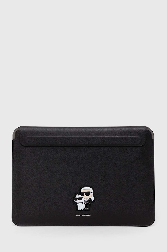 Obal na notebook Karl Lagerfeld Sleeve 16" na notebook černá KLCS16SAKCPMK
