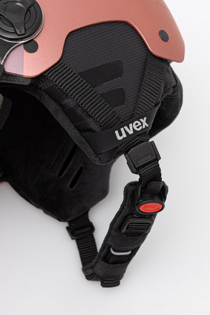 Uvex Kask narciarski Wanted Visor 56.6.262 fioletowy AA00