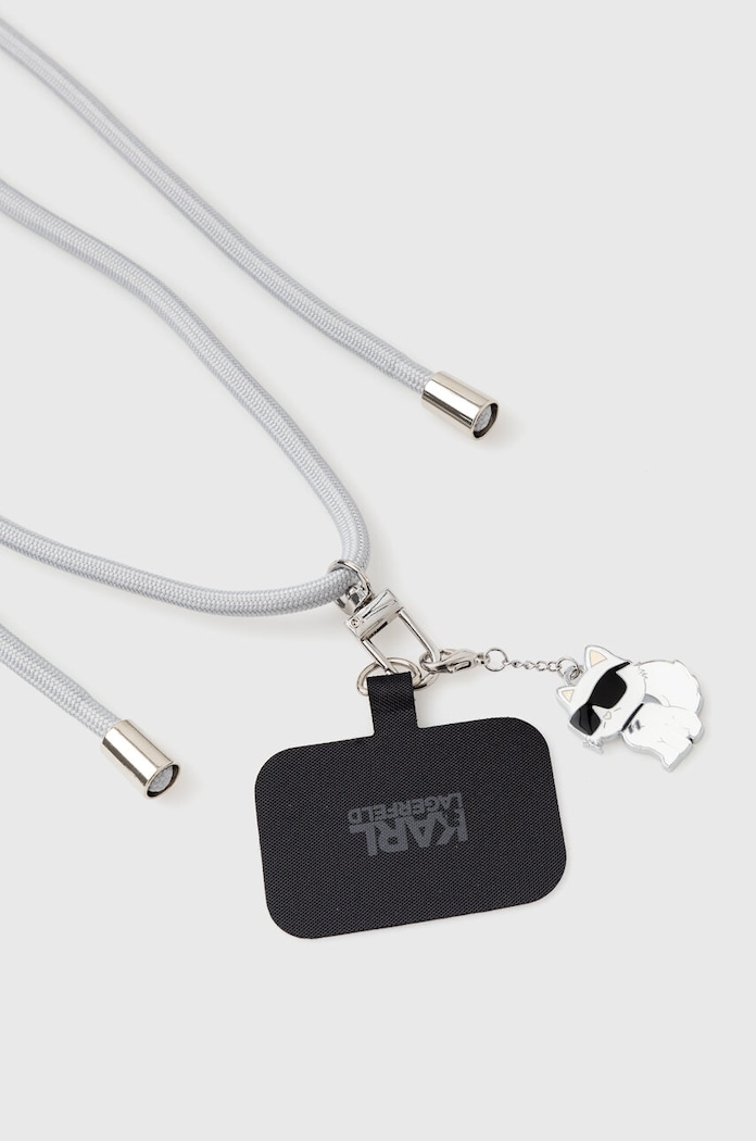 Popruh na telefon Karl Lagerfeld Universal CBDY KLUCNMSCKIG šedá AA00