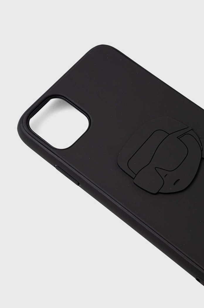 Θήκη κινητού Karl Lagerfeld iPhone 11 / Xr 6.1 KLHCN613DRKNK μαύρο AA00