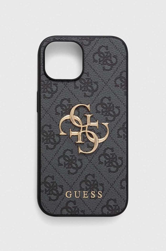 Puzdro na mobil Guess iPhone 15 6.1 na mobil sivá GUHCP15S4GMGGR