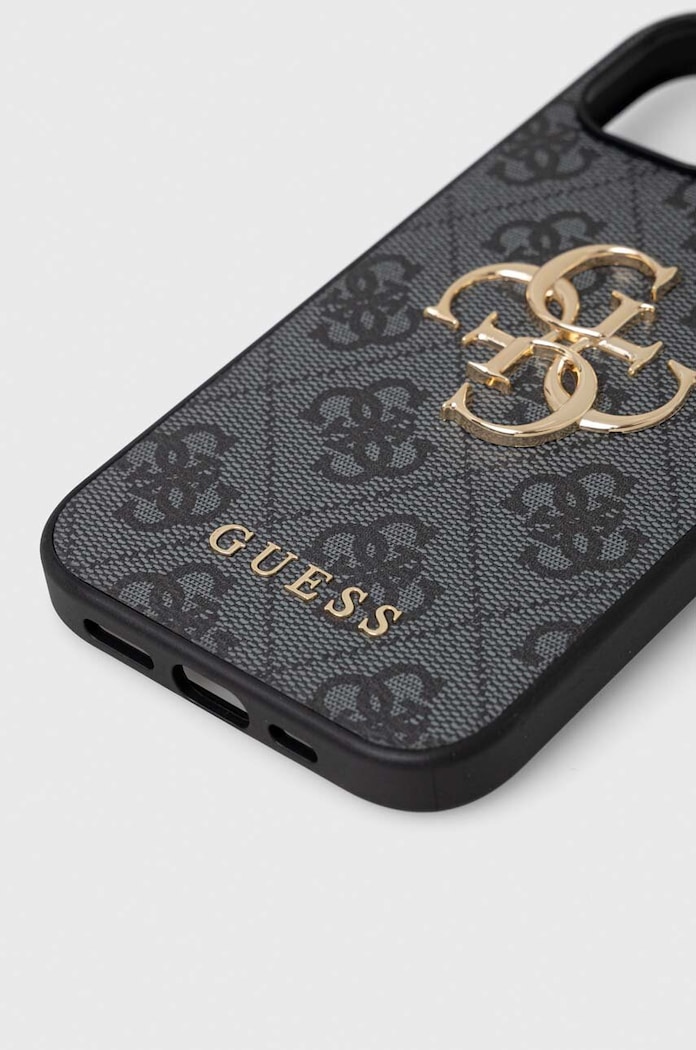 Puzdro na mobil Guess iPhone 15 6.1 GUHCP15S4GMGGR sivá AA00