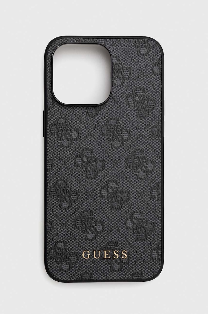 Puzdro na mobil Guess iPhone 15 Pro Max 6.7 na mobil sivá GUHCP15XG4GFGR