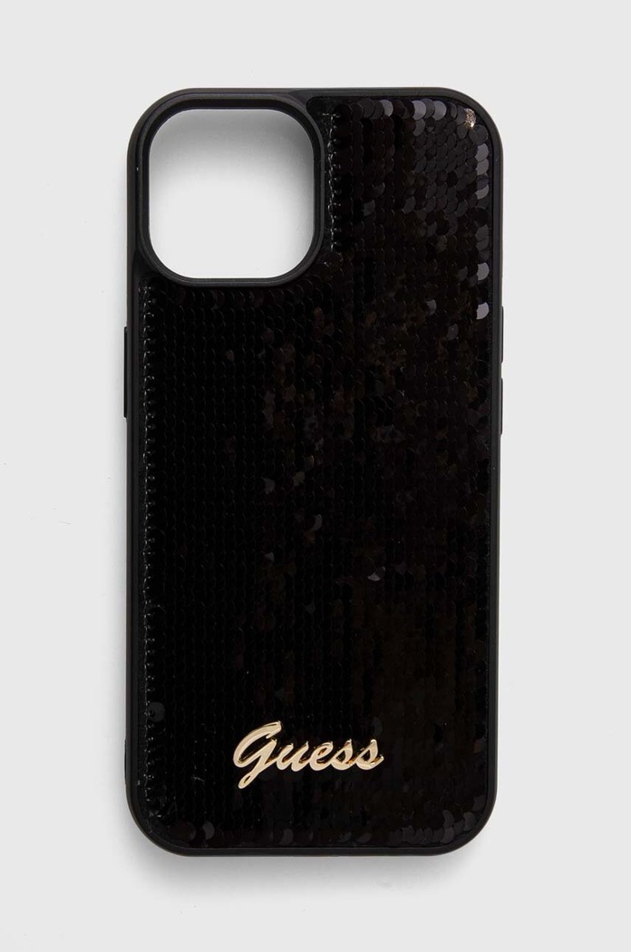 Θήκη κινητού Guess iPhone 15 6.1 για τηλέφωνο μαύρο GUHCP15SPSFDGSK