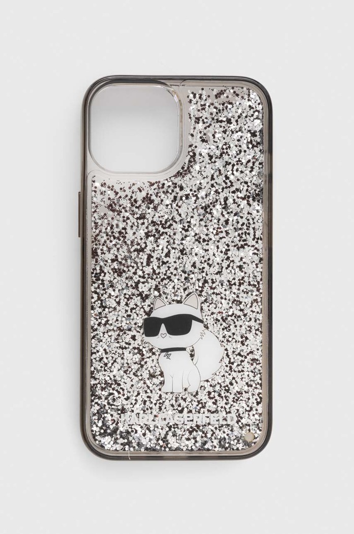 Obal na telefon Karl Lagerfeld iPhone 15 6.1 na mobil průhledná KLHCP15SLKCNSK