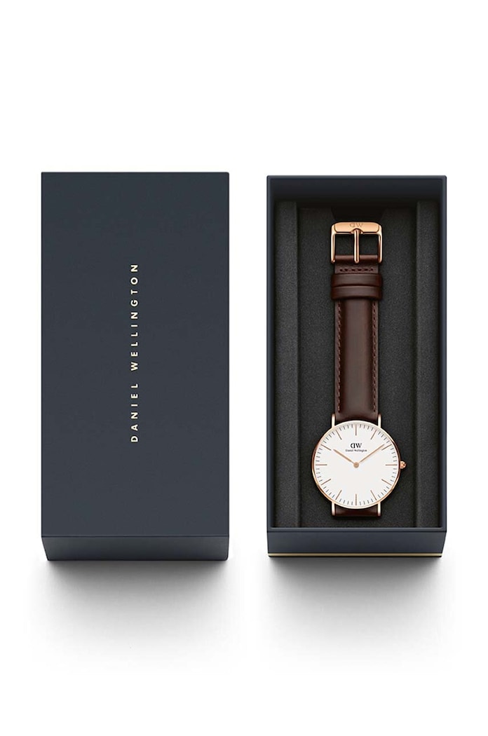 Daniel Wellington zegarek Classic 36 Bristol DW00100039 brązowy AA00