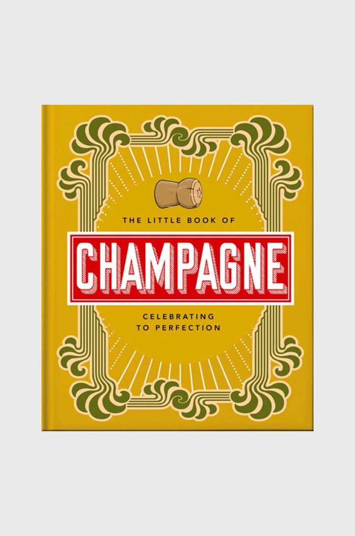 QeeBoo könyv The Little Book of Champagne, Orange Hippo!, English többszínű CB1066