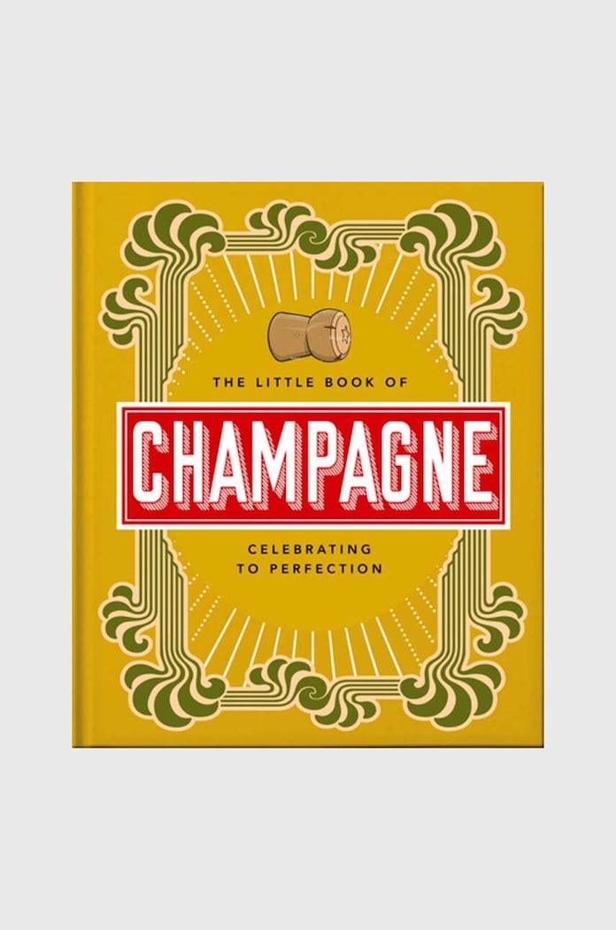QeeBoo könyv The Little Book of Champagne, Orange Hippo!, English többszínű CB1066