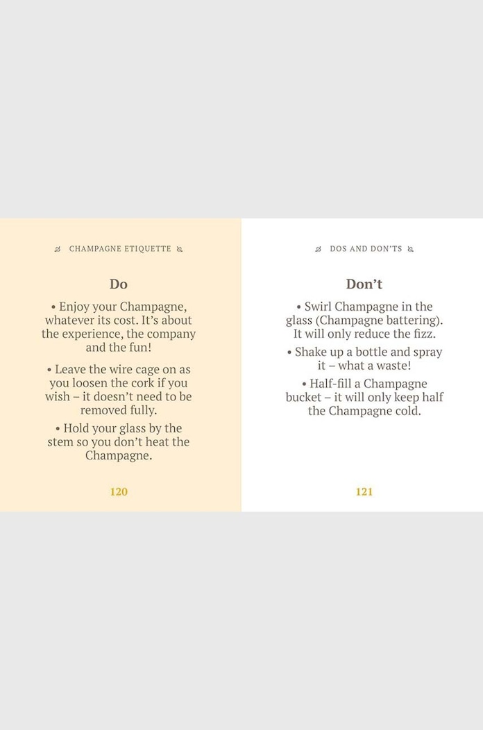 QeeBoo könyv The Little Book of Champagne, Orange Hippo!, English többszínű CB1066