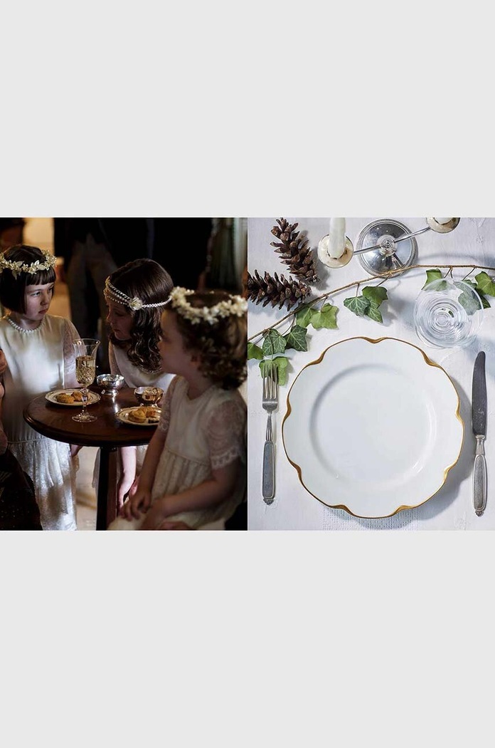 Knížka Downton Abbey Christmas Cookbook by Regula Ysewijn, English NM1071 vícebarevná AA00
