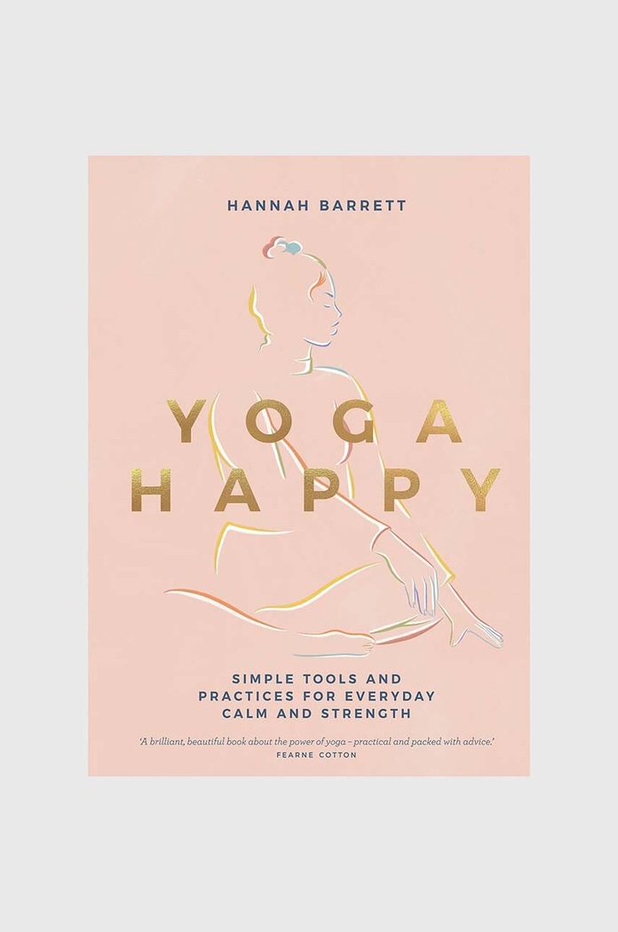Knížka Yoga Happy by Hannah Barrett, English růžová HG1087