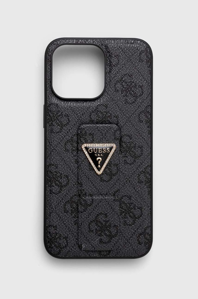 Obal na telefon Guess iPhone 15 Pro Max 6.7'' na mobil šedá GUHCP15XPGS4TDK