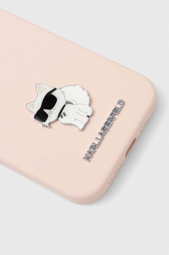 Karl Lagerfeld Obal na telefon Karl Lagerfeld iPhone 15 Plus / 14 Plus 6.7'' KLHCP15MSMHCNPP růžová AA00