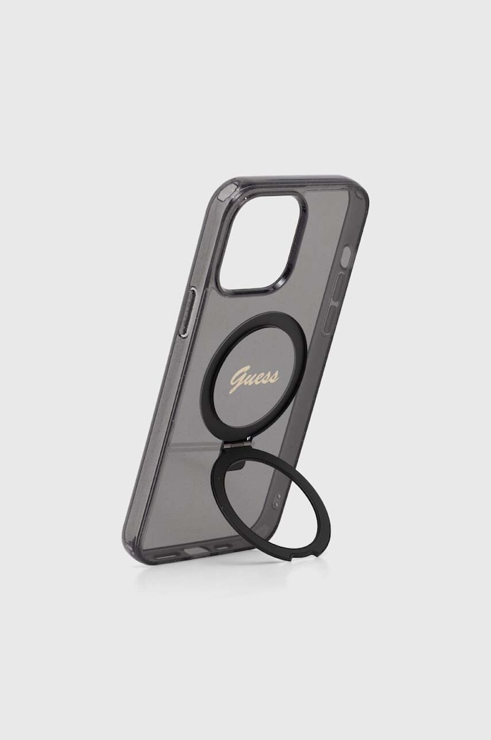 Guess etui na telefon iPhone 13 Pro Max 6.7" GUHMP13XHRSGSK czarny AA00