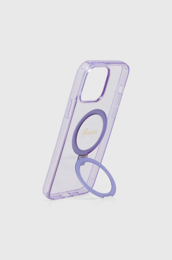 Guess custodia per telefono iPhone 13 Pro Max 6.1" GUHMP13XHRSGSU violetto AA00