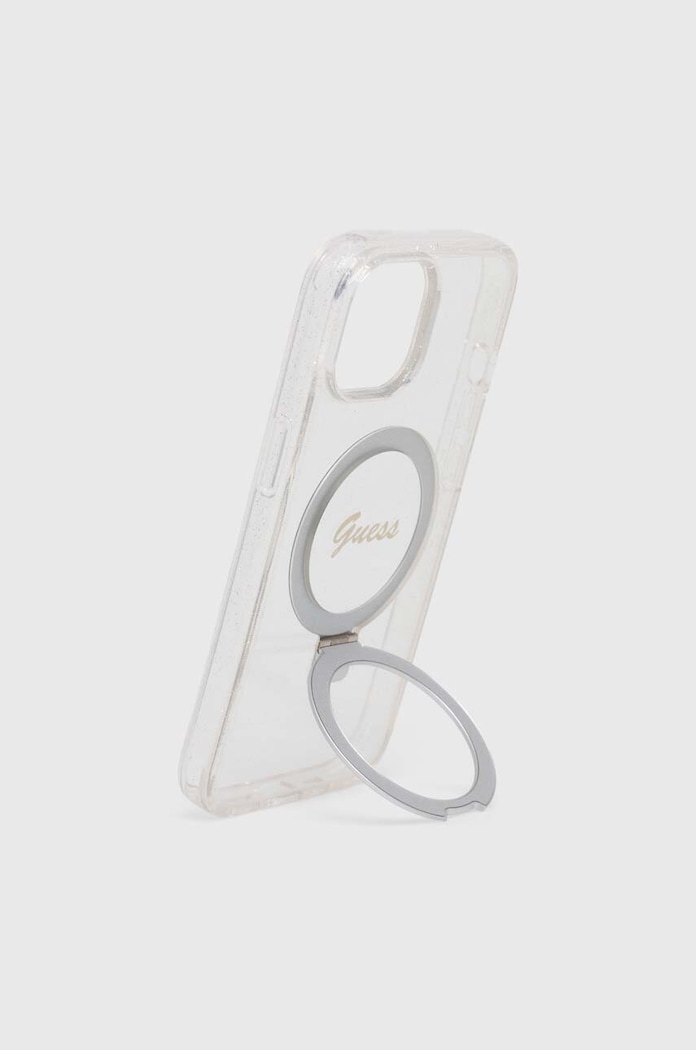 Guess Telefon tok iPhone 15 / 14 / 13 6.1" GUHMP15SHRSGSD áttetsző AA00