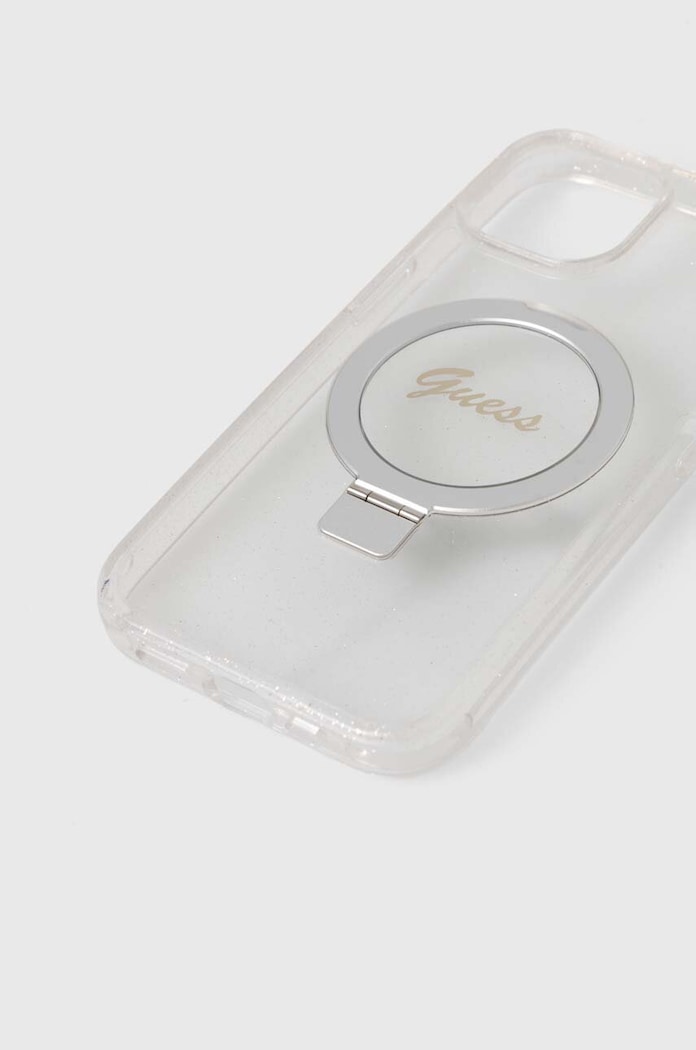 Kiegészítők Guess Telefon tok iPhone 15 / 14 / 13 6.1" GUHMP15SHRSGSD áttetsző