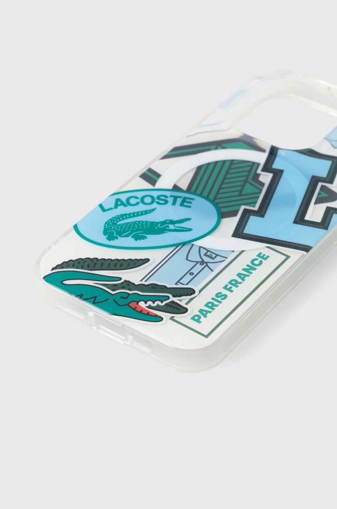 Puzdro na mobil Lacoste iPhone 15 Pro 6.1" LCHMP15LUPAB modrá AA00