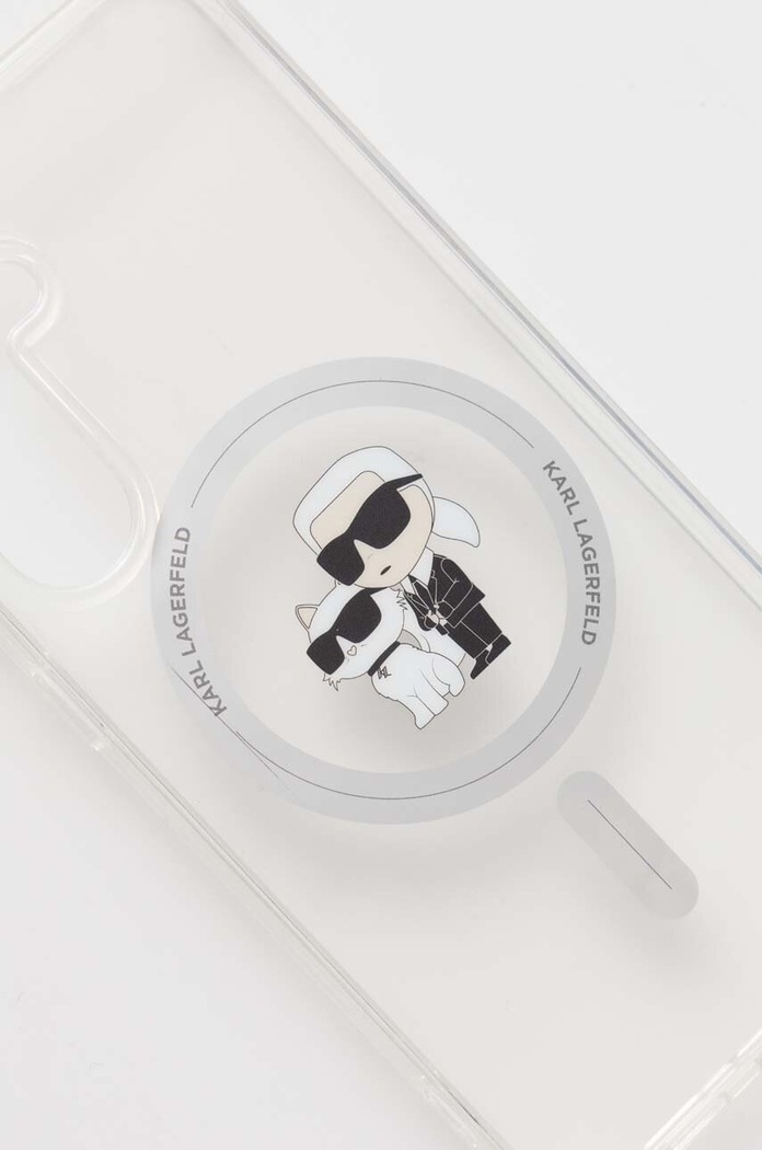 Puzdro na mobil Karl Lagerfeld S24 S921 KLHMS24SHGKCNOT priesvitná AA00