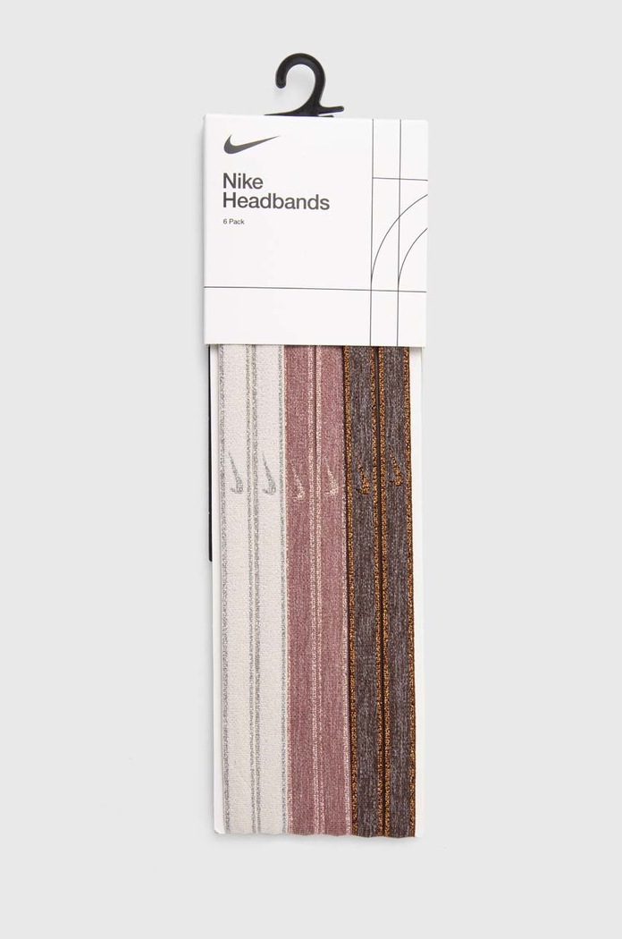 Nike bentite pentru cap 6-pack training roz N.100.2008.125